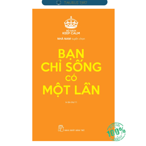 Bộ Sách Keep Calm - Bạn Chỉ Sống Có Một Lần