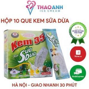 Kem 35 Tràng Tiền sữa dừa - hộp 10