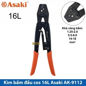 Kềm bấm đầu cosse Asaki AK-9112