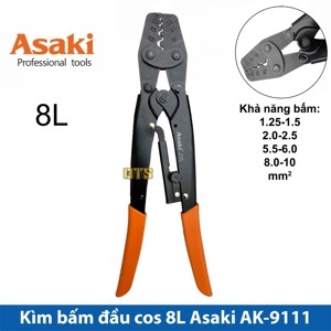 Kềm bấm đầu cosse Asaki AK-9111