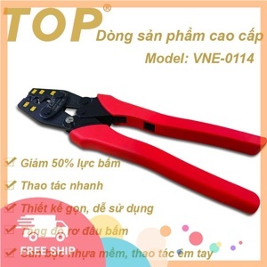 Kềm bấm đầu cote TOP VNE-0114 có trợ lực