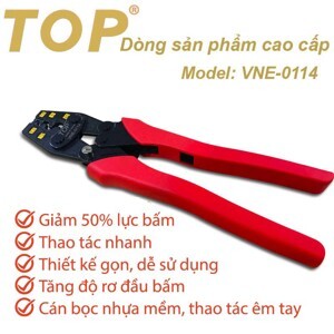 Kềm bấm đầu cote TOP VNE-0114 có trợ lực