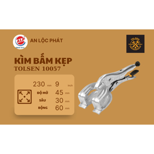 Kềm bấm kẹp 9 inch/230mm Tolsen 10057