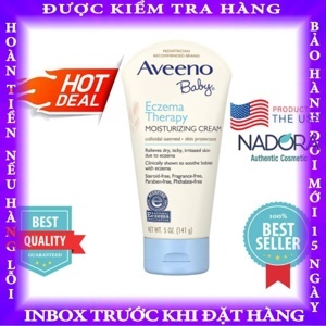 Kem bôi đặc trị chàm cho bé Aveeno Baby Eczema Therapy Moisturizing Cream (140g)