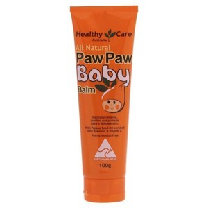 Kem bôi ngoài da, đa năng cho bé Healthy Care All Natural Paw Paw Baby Balm 100g