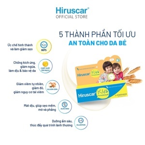 Kem bôi ngoài da hiruscar kids 10g