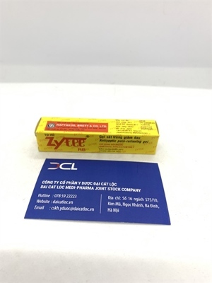 Kem bôi ngoài da zytee rb 10ml - giảm đau răng, nhiệt miệng ở trẻ
