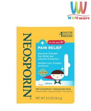 Thuốc Neosporin điều trị bỏng, sơ cứu vết thương, trị lở loét, vết cắt cho trẻ em