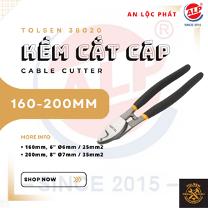 Kềm cắt dây cáp Tolsen 38021 - 8 Inch