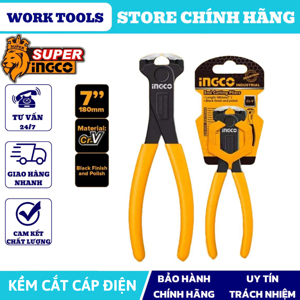 Kềm cắt đứt 7'' Ingco HECP02180