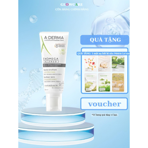 Kem chăm sóc da khô đến rất khô Exomega Emollient Cream A-Derma 200ml