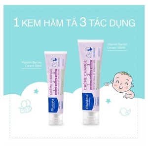 Kem chống hăm tã Mustela Vitamin Barrier Cream - 100ml