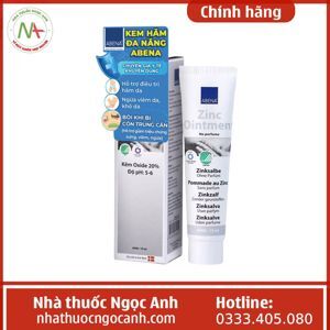 Kem chống hăm tã Zinc Ointment Abena Đan Mạch 15ml