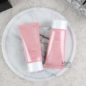 Kem chống nắng Apieu Pink Base SPF50 Pure Block 50ml