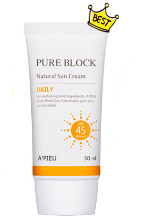 Kem chống nắng A'pieu Pure Block Natural Daily Sun Cream SPF45 50ml