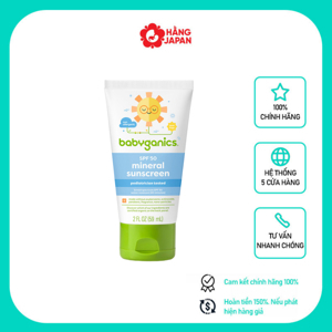 Kem chống nắng Babyganics SPF50 59ml
