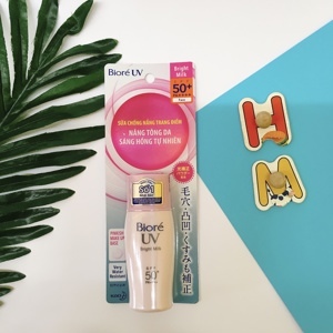 Kem chống nắng Biore Bright Face Milk SPF 50+ 30ml