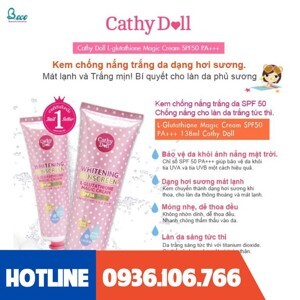 Kem chống nắng Cathy Doll Whitening Sunscreen SPF50 PA+++ 138g