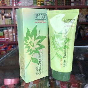 Kem chống nắng Cellio Green Tea Whitening Sun Cream SPF50 PA+++