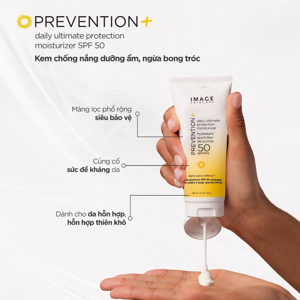 Kem chống nắng cho da hỗn hợp Image Skincare Prevention Daily Ultimate Protection Moisturizer SPF 50