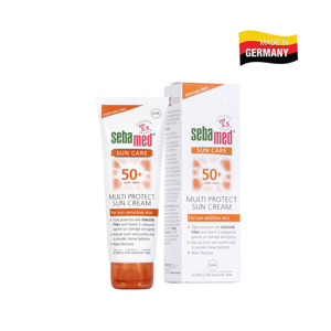 Kem chống nắng cho da mặt Sebamed Sun Care Multi Protect Sun Cream SPF 50+ Without Perfume 75ml