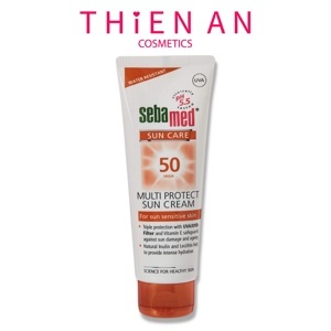 Kem chống nắng cho da mặt Sebamed Sun Care Multi Protect Sun Cream SPF 50+ Without Perfume 75ml