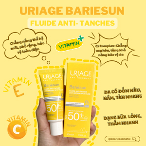 Kem chống nắng cho da nhạy cảm Uriage Bariésun Crème SPF 50+ 40ml