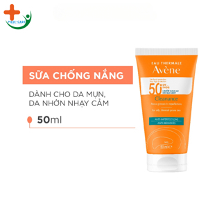 Kem chống nắng cho da nhờn mụn và nhạy cảm Avene High Protection Cleanance Sunscreen SPF 50+ 50ml