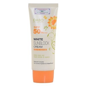 Kem chống nắng Dabo white sunblock cream SPF50 PA+++ 70ml