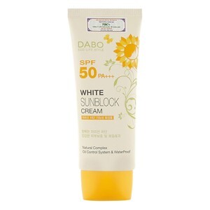 Kem chống nắng Dabo white sunblock cream SPF50 PA+++ 70ml