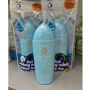Kem chống nắng dạng gel chiết xuất tơ tằm trắng Senka Perfect UV Gel 80g