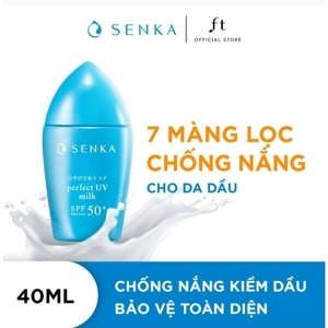 Kem chống nắng dạng sữa không trôi và khô thoáng Senka Perfect UV Milk 40ml