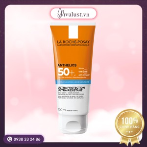Kem chống nắng dạng sữa La Roche-Posay Anthelios Lotion SPF 50+ UVB & UVA 100ml