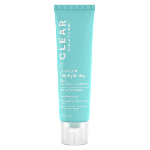 Kem chống nắng dạng sữa siêu nhẹ dành cho da mụn Paula’s Choice Clear Ultra-Light Daily Fluid SPF 30 - 60 ml