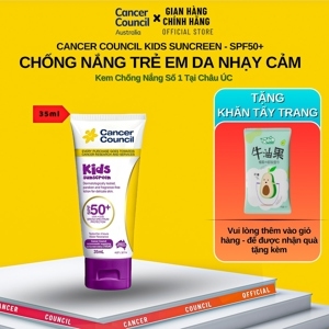 Kem chống nắng dành cho trẻ em - Cancer Council Kids SPF50+ PA++++ 35ml