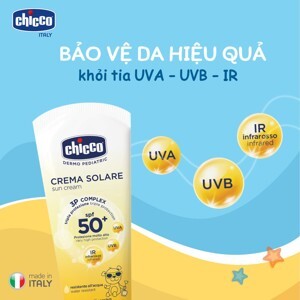 Kem chống nắng dưỡng da Chicco SPF 50+ 75ml