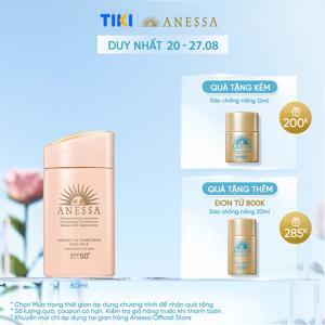 Kem chống nắng dưỡng da dạng sữa cho da nhạy cảm và trẻ em Anessa SPF 50+ PA++++ 60ml