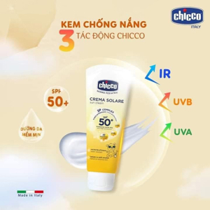 Kem chống nắng dưỡng da Chicco 114268  SPF 50+ 0M+