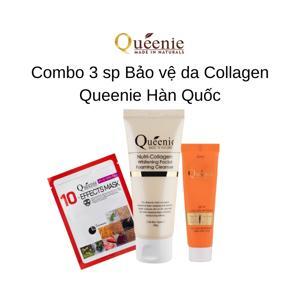 Kem chống nắng dưỡng trắng da, bổ sung Collagen SPF 50 PA++ Queenie 50g