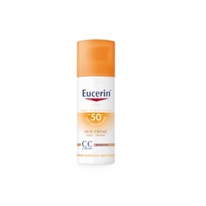 Kem chống nắng Eucerin Sun Creme Tinted CC Fair SPF 50+