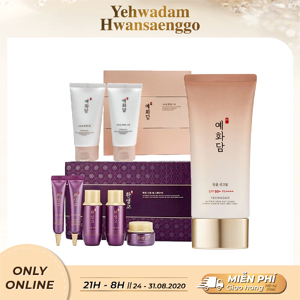 Kem chống nắng giảm nếp nhăn chống lão hóa Yehwadam Wrinkle Care Sun Cream SPF50+ PA++++ 50ml