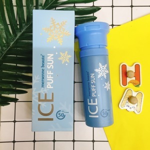 Kem chống nắng Ice Puff Sun Mersenne Beaute pha lê tuyết SPF50+ (100ml)