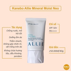 Kem chống nắng Kanebo Allie UV Mineral Moist Neo 90g