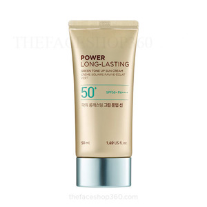 Kem chống nắng nâng tông dịu da Power Long Lasting Green Tone Up Sun Cream 50ml