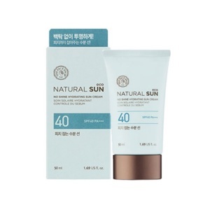 Kem Chống Nắng Natural Sun Eco No Shine Hydrating Sun Cream SPF40 PA+++ TheFaceShop