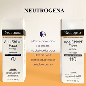 Kem chống nắng Neutrogena Age Shield Face Oil-Free Spf 110