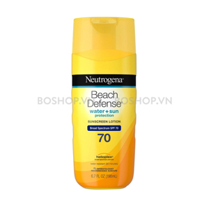 Kem chống nắng Neutrogena Beach Defense Sunscreen Lotion Broad Spectrum SPF 70 198ml