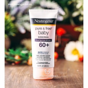 Kem chống nắng Neutrogena Pure Free Baby Sunscreen Lotion SPF 60 - Dành cho bé