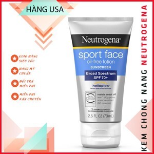 Kem chống nắng Neutrogena Sport Face Spf 70