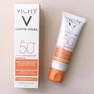 Kem Chống Nắng Ngăn Sạm Da Vichy Ideal Soleil 3-in-1 Tinted Anti Dark Spots Care SPF50+ 50ml